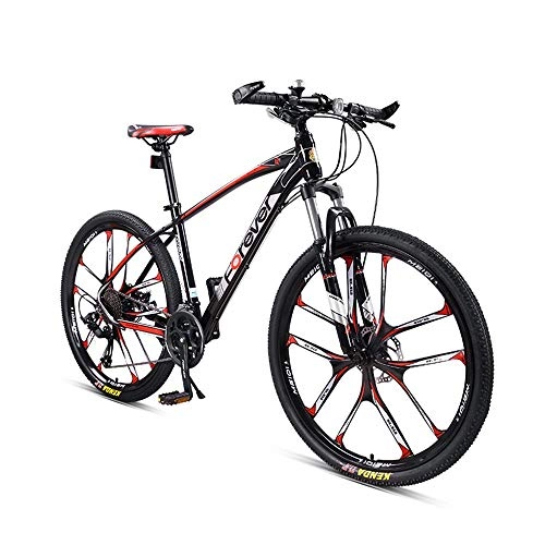 Mountain Bike : F Mountain Bike One Wheel Shock Absorber Racing Off-Road Adult 30 Speed 27.5 Inch