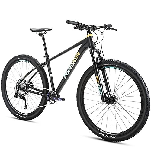 Mountain Bike : FAXIOAWA 29-inch Mountain Bike, 12 Speed Mountain Bicycle With Aluminum Alloy Frame and Double Disc Brake, Front Suspension, Men and Women's Outdoor Cycling Road Bike