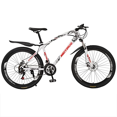 Mountain Bike : FAXIOAWA Children's bicycle 27 Speed Shifters Mountain Bike, Aluminum Steel Frame 26 Inch Mountain Bicycle with Shock Absorbers for Youth Adult (Color : Style2, Size : 26inch27 speed)