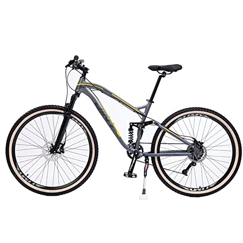 Mountain Bike : FAXIOAWA Dual Suspension Mountain Bike 27.5 Inches Wheel, Mens Mountain Bike Dual Disc Brake Bicycle for Women, Mountain Bicycle with High Carbon Steel, 9 / 10 / 11 / 12-Speed
