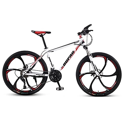 Mountain Bike : FAXIOAWA Mountain Bike, Adult Offroad Road Bicycle 24 Inch 21 / 24 / 27 Speed Variable Speed Shock Absorption, Teenage Students, Men and Women Sports Cycling Racing Ride 10wheels- 24 spd (Wt rd 6wheels)