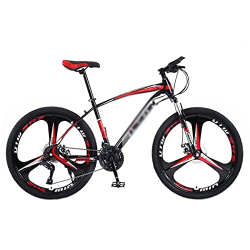 Mountain Bike : FBDGNG 26 Inch MTB Mountain Bike Urban Commuter City Bicycle 21 / 24 / 27 Speed With Suspension Fork And Dual-Disc Brake(Size:27 Speed, Color:Black)