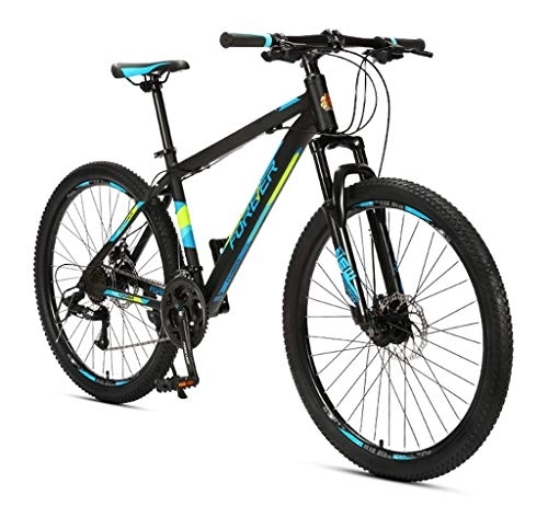 Mountain Bike : FEFCK 24 Speed 26-inch Mountain Bike Lightweight Sturdy Aluminum Alloy, Off-Road Speed Bike Racing Thicker Tires Multiple Colours B
