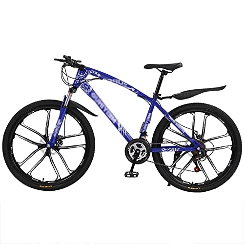 Mountain Bike : FETION Children's bicycle 26 inch Mountain Bicycle 21 Speed Shifters Mountain Bike Steel Frame With Shock Absorbers For Youth Adult / 8572 (Color : Style1, Size : 26inch27 speed)