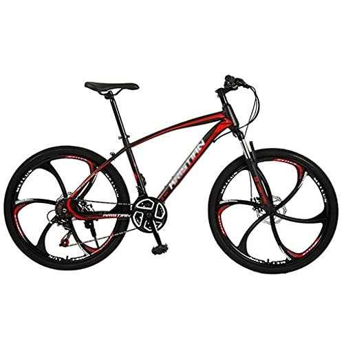 Mountain Bike : FETION Children's bicycle 26 inch Mountain Bike 27 Speed ?Adults Mountain Trail City Bicycle Bold Suspension Frame with Suspension Fork Dual-Disc Brake for Men and Women / 8763