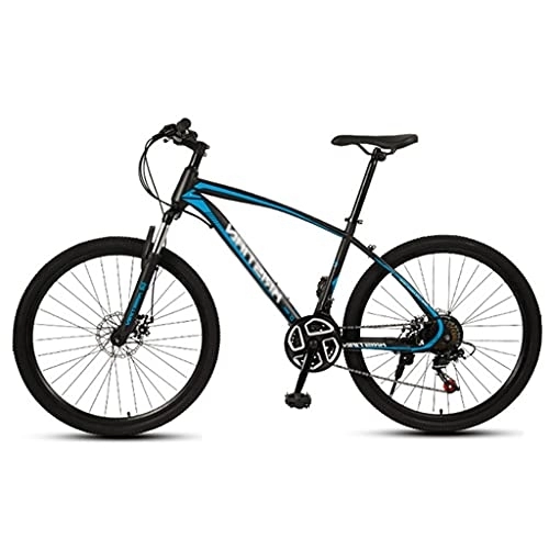 Mountain Bike : FETION Children's bicycle 26 inch Mountain Bike, Adults Mountain Trail Bicycle High Carbon Steel 27 Speed ?Dual Disc Brake with Shock Absorbers for Men and Women / 8671 (Size : 26inch27 speed)