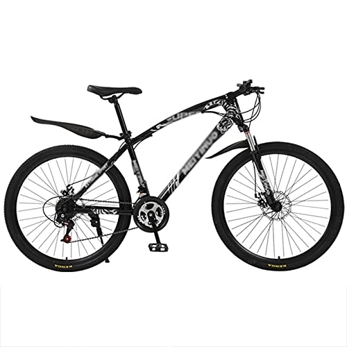 Mountain Bike : FETION Children's bicycle 26 inch Mountain Bike MTB Bicycle, Full-Suspension Adjustable Seat 27 Speeds Drivetrain with Disc-Brake City Bicycle / 8561 (Color : Style5, Size : 26inch27 speed)