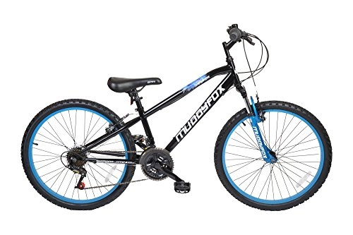 Mountain Bike : FireCloud Cycles 24" Sniper Mens BIKE - Small Adult MFX Bicycle in BLACK & WHITE (Hard Tail)