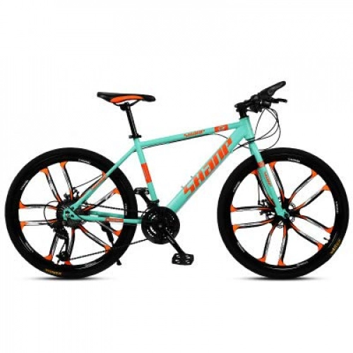 Mountain Bike : Fitness Outdoors Mountain 26 Inch Cycling Country Riding Instead Of Walk Open Air Workout Weight Travel City Bicycle (30 Speed, Green)