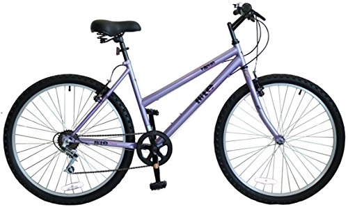 Mountain Bike : Flite Rapide Women's Mountain Bike Purple, 17 Inch Steel Frame, 18-speed Rigid MTB Frame Built with Comfort and Speed in Mind