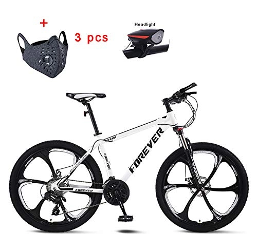 Mountain Bike : Foldable Mountain Bike 26 Inches MTB Bicycle with 3 Cutter Wheel, High-Carbon Steel Hardtail Mountain Bike with Shock-Absorbing Front Fork, Suitable for Traveling in The Wild City, 27 speed