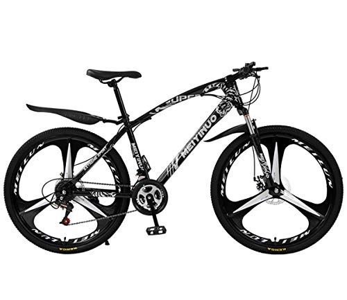 Mountain Bike : Foldable Sport Mountain Bike / Outdoor Fitness / Leisure Wheeling / 24 / 26 Inches, 21 / 24 / 22 Speed (Color : Black, Size : 26 inch 21 speed)