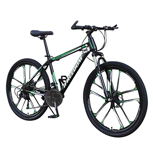 Mountain Bike : Foruneed Mens Mountain Bike 26 Inch, 21-Speed Mountain Bike Adult Bicycle (Black)