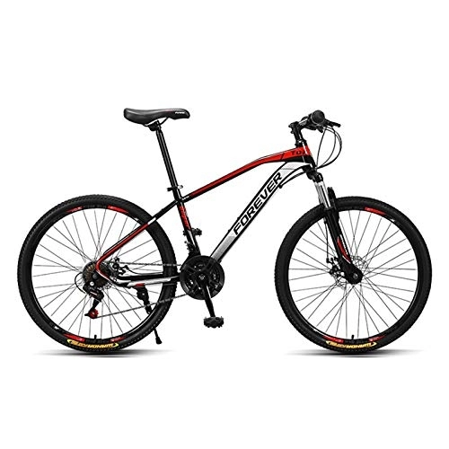 Mountain Bike : FUFU 26 Inch Mountain Bike Variable Speed Male Cross-country Aluminum Alloy Super Light Suitable for Men to Work Riding (Color : A)