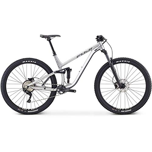 Mountain Bike : Fuji Rakan 29 1.5 Full Suspension Bike 2019 Satin Tech Silver 43.5cm (17") 29