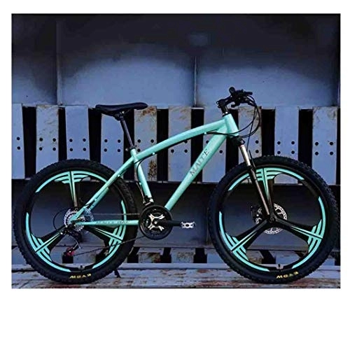 Mountain Bike : GAOTTINGSD Adult Mountain Bike Bicycle Mountain Bike MTB Adult Road Bicycles For Men And Women 26In Wheels Adjustable Speed Double Disc Brake (Color : Blue, Size : 21 speed)