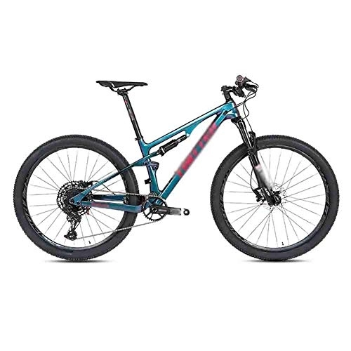 Mountain Bike : GAOTTINGSD Adult Mountain Bike Bicycle Soft Tail Frame Mountain Bike MTB Adult Road Bicycles For Men And Women Double Disc Brake (Color : A, Size : 27.5 * 15.5in)