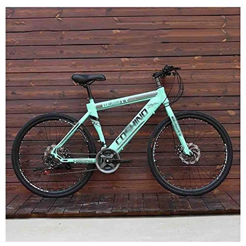 Mountain Bike : GAOTTINGSD Adult Mountain Bike Bicycles Mountain Bike adult Men's MTB Road Bicycle For Womens 24 Inch Wheels Adjustable Double Disc Brake (Color : Blue, Size : 21 Speed)