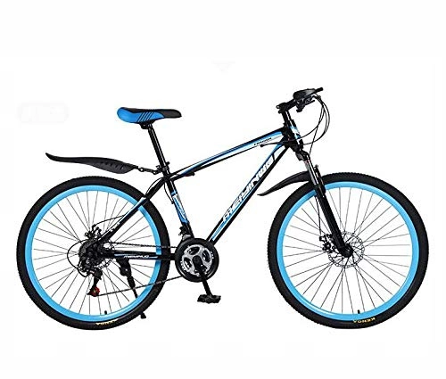 Mountain Bike : GASLIKE Hardtail Mountain Bike Bicycle, PVC And All Aluminum Pedals, High Carbon Steel And Aluminum Alloy Frame, Double Disc Brake, 26 Inch Wheels, B, 21 speed