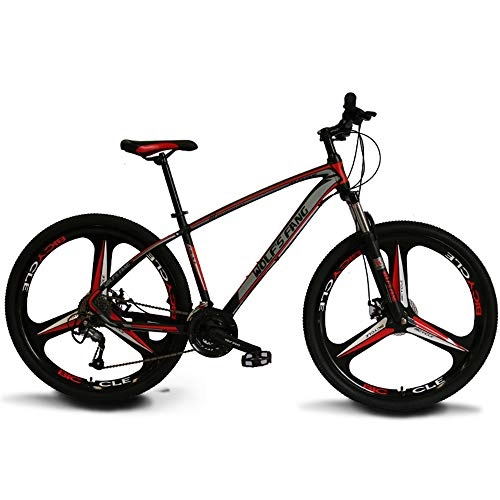 Mountain Bike : Gemmry Lightweight Bicyle 21 / 24 / 27 Speed Mountain Bike 24 inch Tire Road Bike with Double Shock Disc Brake Unisex