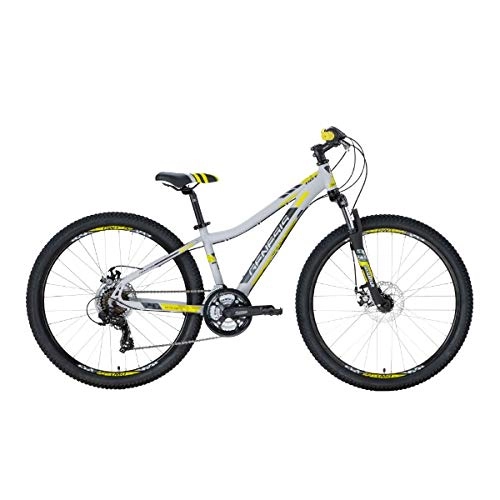 Mountain Bike : Genesis Hardtail Hot Junior 26 Disc Mountain Bike, Grey Matte, 34 (EU)