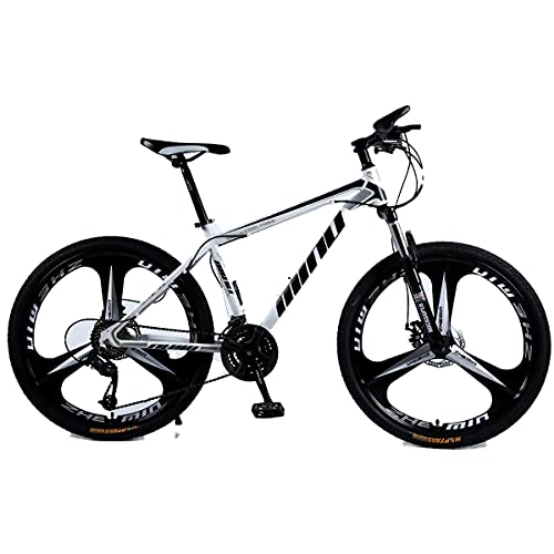 Mountain Bike : GGXX 24 / 26 Inch Mountain Bike 21 / 24 / 27 Speed Dual Disc Brake Full Suspension Outdoor Bicycle Adult Men And Women