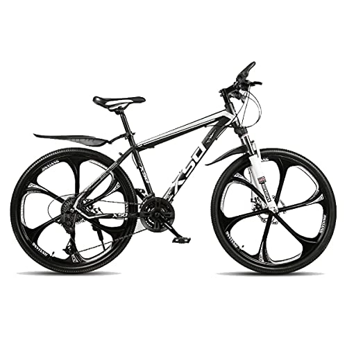 Mountain Bike : GGXX 24 / 26-Inch Wheels Double Disc Brakes Derailleur Suspension Fork MTB Bikes For Women And Men Youth Adult Mountain Bike 21 / 24 / 27 / 30 Speeds Variation