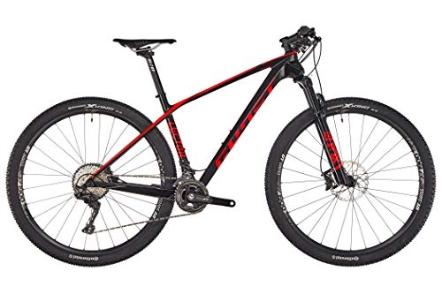 Mountain Bike : Ghost Lector 4.9 LC 29" night black / fiery red Frame size S | 42cm 2019 MTB Hardtail