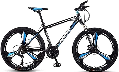 Mountain Bike : GHQYP Mountain Bikes, 24-inch Mountain Bike Aluminum Alloy Cross-country Lightweight Variable Speed Youth Three-wheel Bicycle for Men and Women Alloy Frame