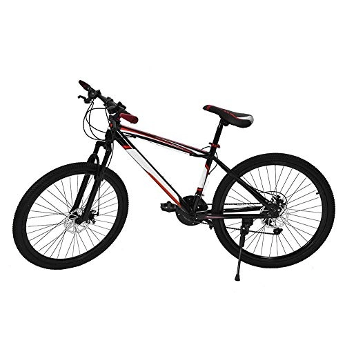 Mountain Bike : Gmkjh Mountain Bike, Mountain Bicycle, 26inch 21 Speed Dual Disc Brake Damping Mountain Bike Adults Teenagers