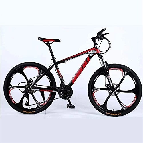 Mountain Bike : GMZTT Unisex Bicycle Adult Mountain Bicycle, Beach Snowmobile Bicycle, Double Disc Brake Bikes, 26 Inch Aluminum Alloy Wheels Bicycles, Man Woman General Purpose (Color : B, Size : 30 speed)