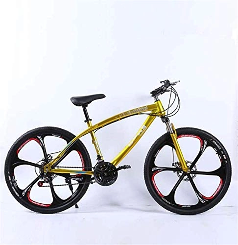 Mountain Bike : GMZTT Unisex Bicycle Adult Mountain Bicycle, Juvenile Student City Road Racing Bicycle, Double Disc Brake Mens Mountain Bikes, 26 Inch Wheels Bicycle (Color : D, Size : 24 speed)