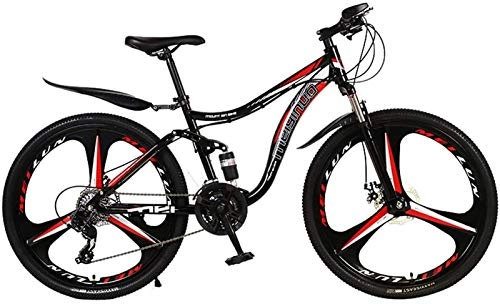 Mountain Bike : GMZTT Unisex Bicycle Mens Mountain Bicycle, Double Shock Absorption Student Bicycle, Double Shock Absorption Off-Road Snow Bikes, 26 Inch Magnesium Alloy wheels (Color : A, Size : 21 speed)