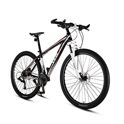 Mountain Bike : Gnohnay 29 Inches 33 Speed Mountain Bikes City Road Bike Aluminum alloy Frame, for Adult Ladies Men Unisex Hardtail Mountain Bike, Red, 33 speed