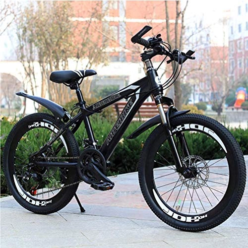 Mountain Bike : GOLDGOD 21 Speed Adult Mountain Bike, Mtb Bicycle with Height-Adjustable Seat And Anti-Slip Handlebar Mountain Bicycle Suspension Fork And Double Disc Brake, 22 inch