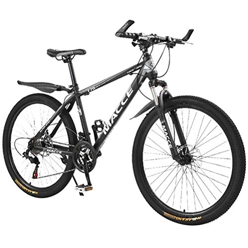 Mountain Bike : GOLDGOD 26 Inch Mountain Bike, Carbon Steel Mtb Bicycle with Full Suspension And Double Disc Brake Mountain Bicycle Non-Slip And Wear-Resistant Tires, 24 speed