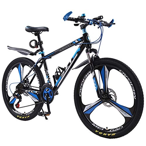 Mountain Bike : GPAN 24 / 26 inch Mountain Bike for Adults, 24 Speed MTB Disc Brakes Bicycle, Disc brakes Front and Rear, One-Piece Alloy rim wheels, 24