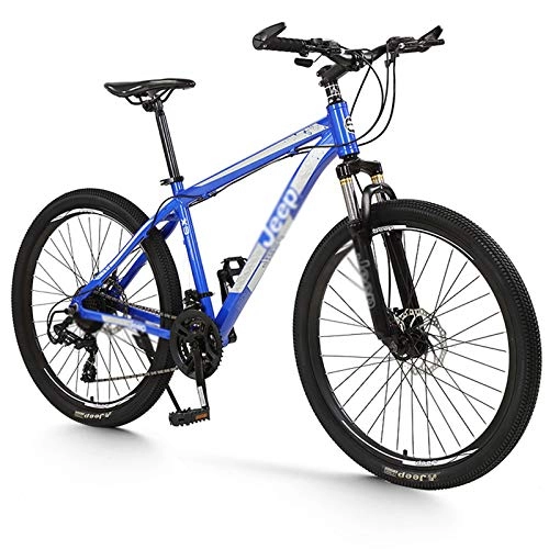 Mountain Bike : GQFGYYL-QD Mountain Bike with Adjustable Seat and Shock Absorption, 26 Inches Wheels 24 Speed Dual Disc Brake Mountain Bicycle, for Adults Outdoor Riding, 3
