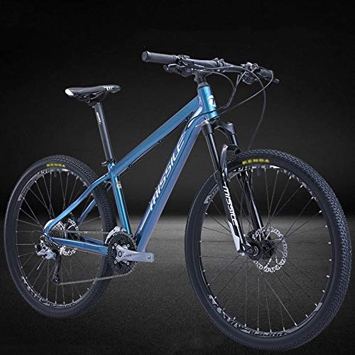 Mountain Bike : GQFGYYL-QD Mountain Bike with Adjustable Seat and Shock Absorption, Hydraulic Disc Brake Mountain Bicycle 27.5 Inches Wheels 27 Speed, for Adults Outdoor Riding