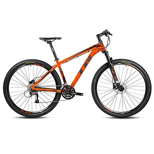 Mountain Bike : GQFGYYL-QD Mountain Bike with Adjustable Seat and Shock Absorption, Hydraulic Disc Brake Mountain Bicycle 29 Inches 27 Speed, for Adults Outdoor Riding, 1