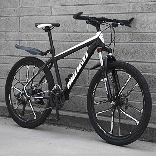 Mountain Bike : GQQ Mountain Bike 26 inch Cutter 10, High-Carbon Steel, B, 21 Variable Speed Bicycle, a