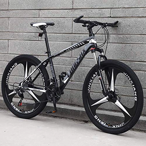 Mountain Bike : GQQ Mountain Bike, Mountain Bike 26 inch Wheels Disc Brake Shock Absorber Bicycle Student Variable Speed Road Bike, 30 Speed