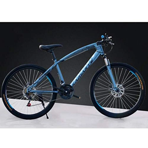 Mountain Bike : GQQ Road Bicycle Off-Road Variable Speed City Road Bicycle Cycling, 26 inch Riding Damping Mountain Bike, 24 Speed