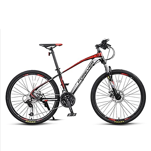 Mountain Bike : GREAT 27 Speed Mountain Bike, 26” Student Bicycle Aluminum Alloy FrameDual Disc Brakes Road Bikes For Men Women（Saddle Height Adjustable）(Size:27 speed, Color:C)
