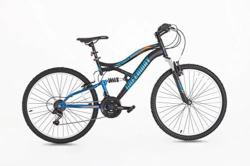 Mountain Bike : Greenway New Mountain Multi-suspension Bike, 26 Inch, 17 Inch Frame, (matt Blk), 26, Matt Black