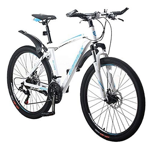 Mountain Bike : GUI-Mask SDZXCMountain Bike Bicycle Aluminum Alloy Mountain Bike Disc Brakes Speed Bicycle Adult Students 21 Speed 26 Inches