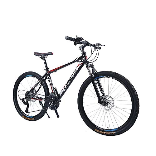 Mountain Bike : Gunai 21 Speed Mountain Bike Steel Frame 26 Inches with Disc Brake Lightweight Unisex Bicycle for Outdoor
