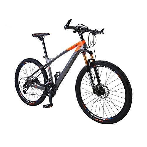 Mountain Bike : Gunai Carbon Fiber Hardtail Mountain Bike SHIMANO 27 Speed 15.1 kg Ultralight Frame with 26 inch WheelsHydraulic Disc Brakes