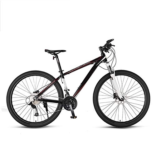 Mountain Bike : GUOHAPPY 33-Speed Mountain Bike, 29-Inch Dual-Hydraulic Disc Brakes And Other Shock-Absorbing Bikes, Suitable for People 165Cm-195Cm Tall, with Ultra-Light Frame, Black red