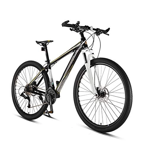 Mountain Bike : GUOHAPPY 33-Speed Mountain Bike, 29-Inch Dual-Hydraulic Disc Brakes And Other Shock-Absorbing Bikes, Suitable for People 165Cm-195Cm Tall, with Ultra-Light Frame, black yellow